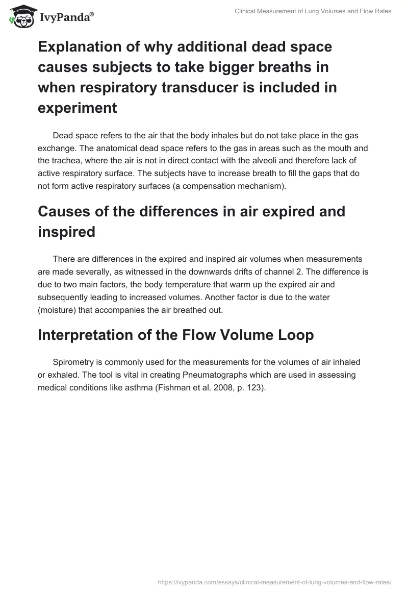 Clinical Measurement of Lung Volumes and Flow Rates. Page 3