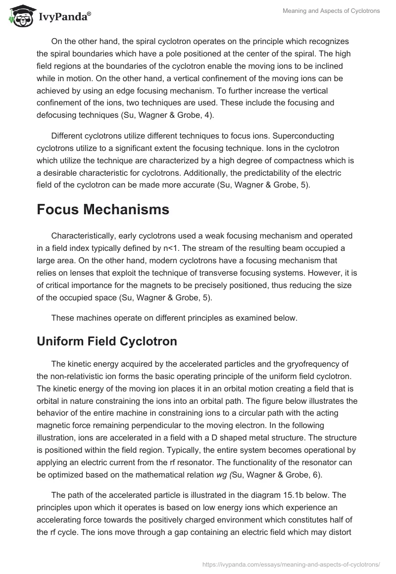 Meaning and Aspects of Cyclotrons. Page 3