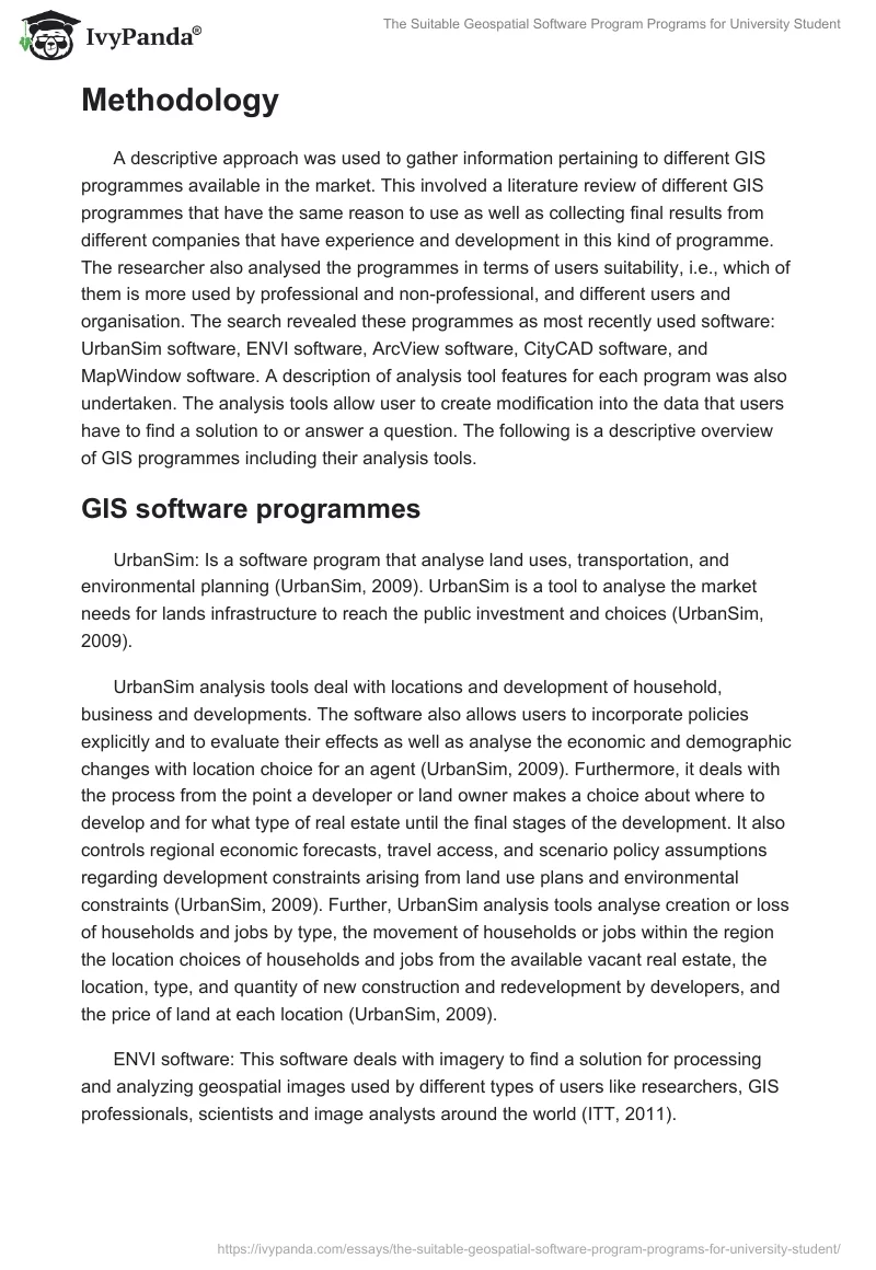 The Suitable Geospatial Software Program Programs for University Student. Page 2