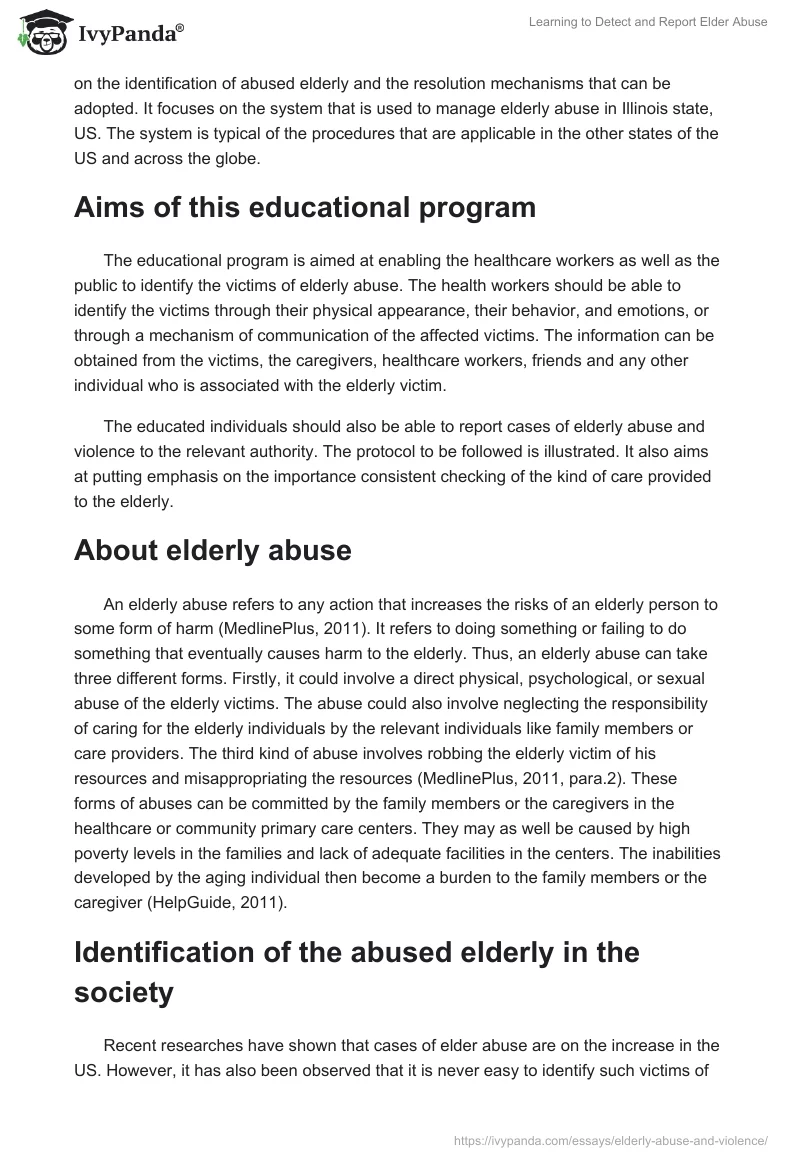 Learning to Detect and Report Elder Abuse. Page 2
