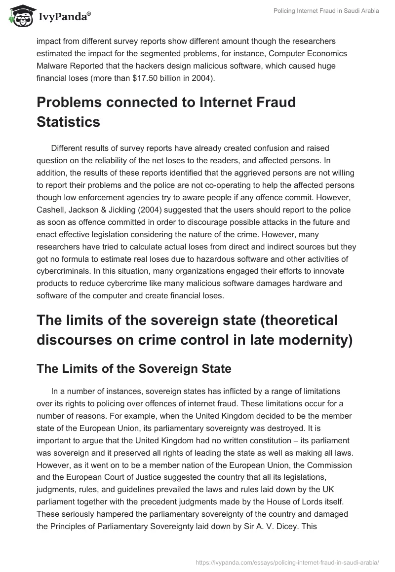 Policing Internet Fraud in Saudi Arabia. Page 5