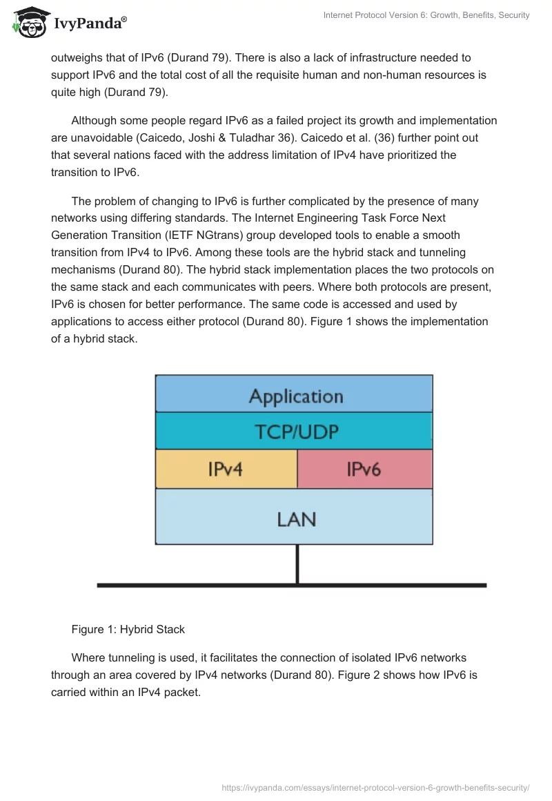 Internet Protocol Version 6: Growth, Benefits, Security. Page 2