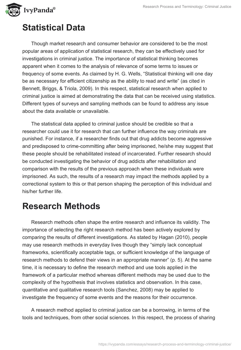 Research Process and Terminology: Criminal Justice. Page 3