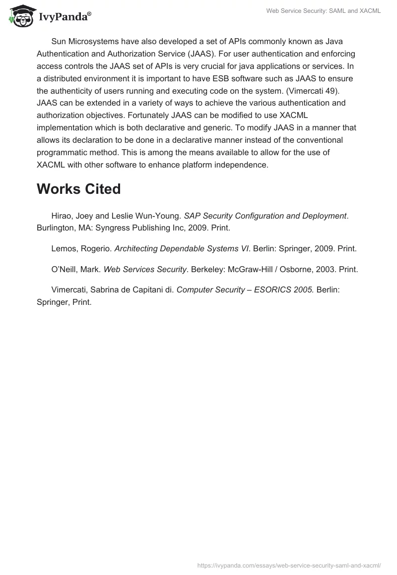 Web Service Security: SAML and XACML. Page 2