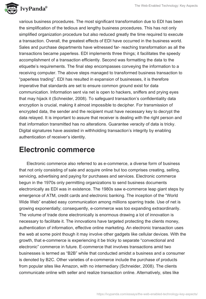 The Web-Enabled Technology: Key Aspects. Page 2