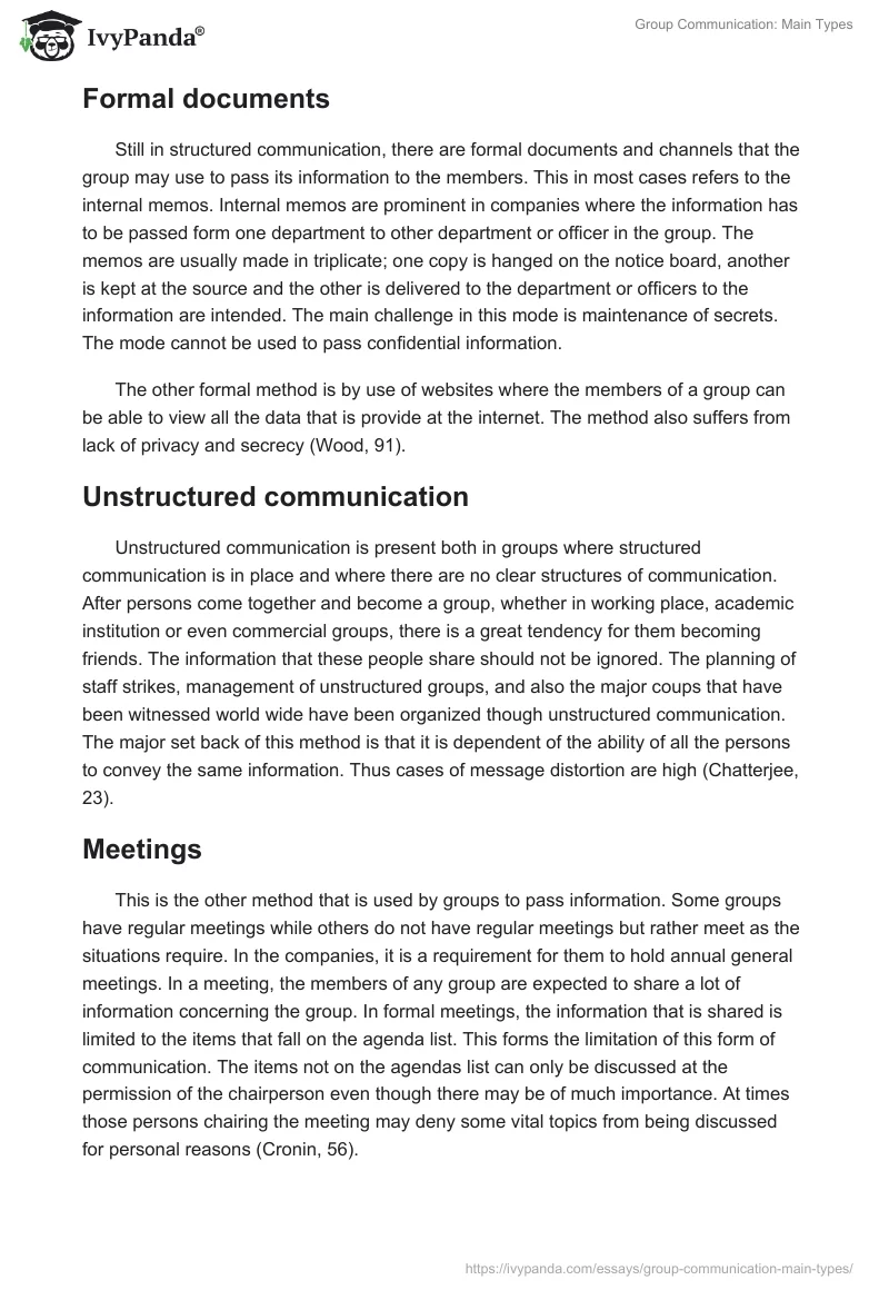 Group Communication: Main Types. Page 2