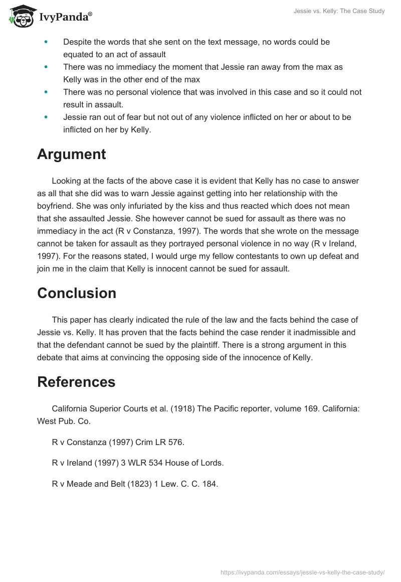 Jessie vs. Kelly: The Case Study. Page 2