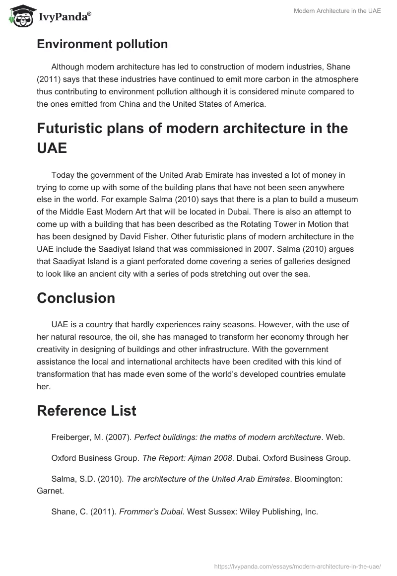 Modern Architecture in the UAE. Page 4