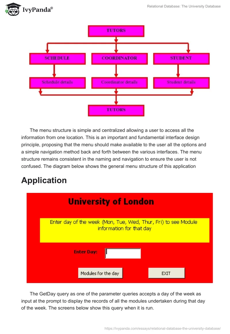 Relational Database: The University Database. Page 4