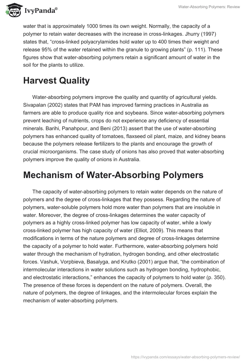 Water-Absorbing Polymers: Review. Page 3