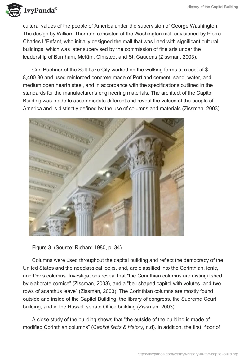 History of the Capitol Building. Page 3