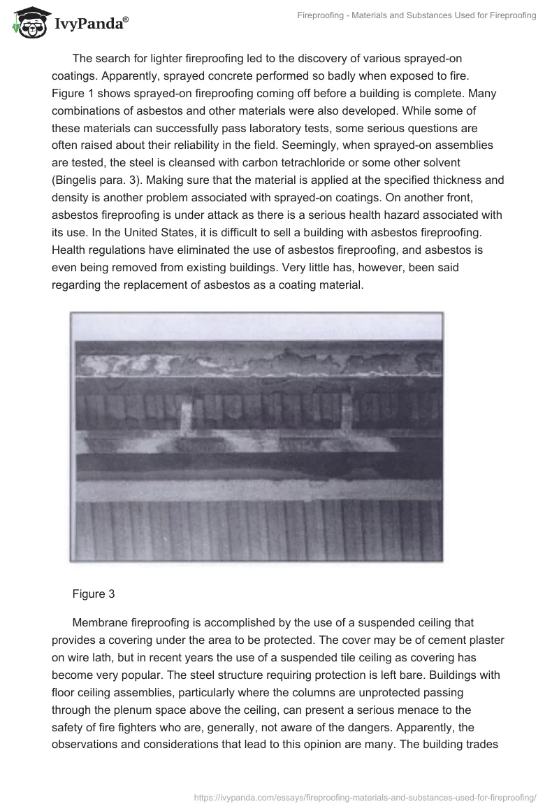 Fireproofing - Materials and Substances Used for Fireproofing. Page 5