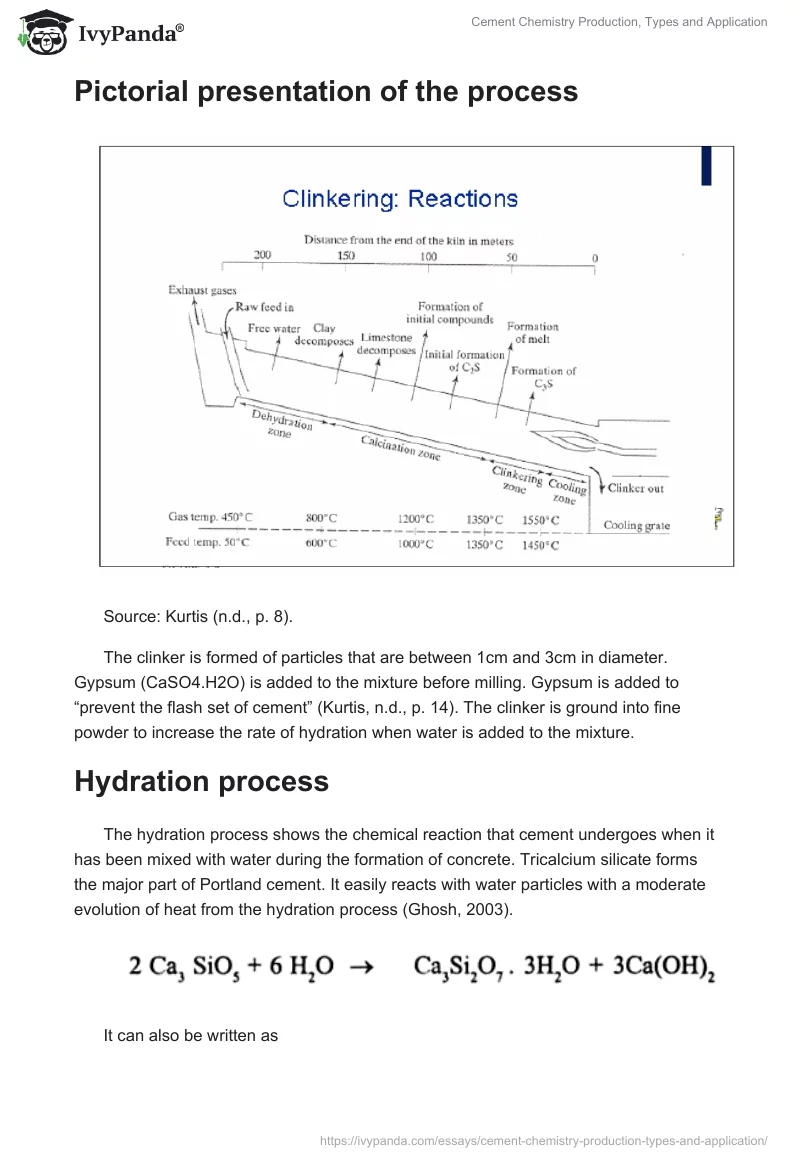 Cement Chemistry Production, Types and Application. Page 4