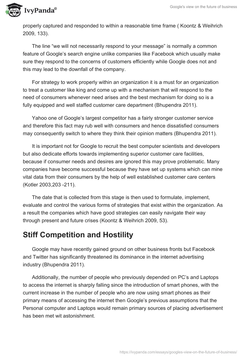 Google's view on the future of business. Page 3
