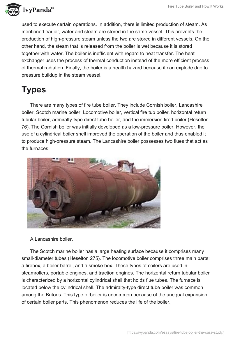 Fire Tube Boiler and How It Works. Page 3