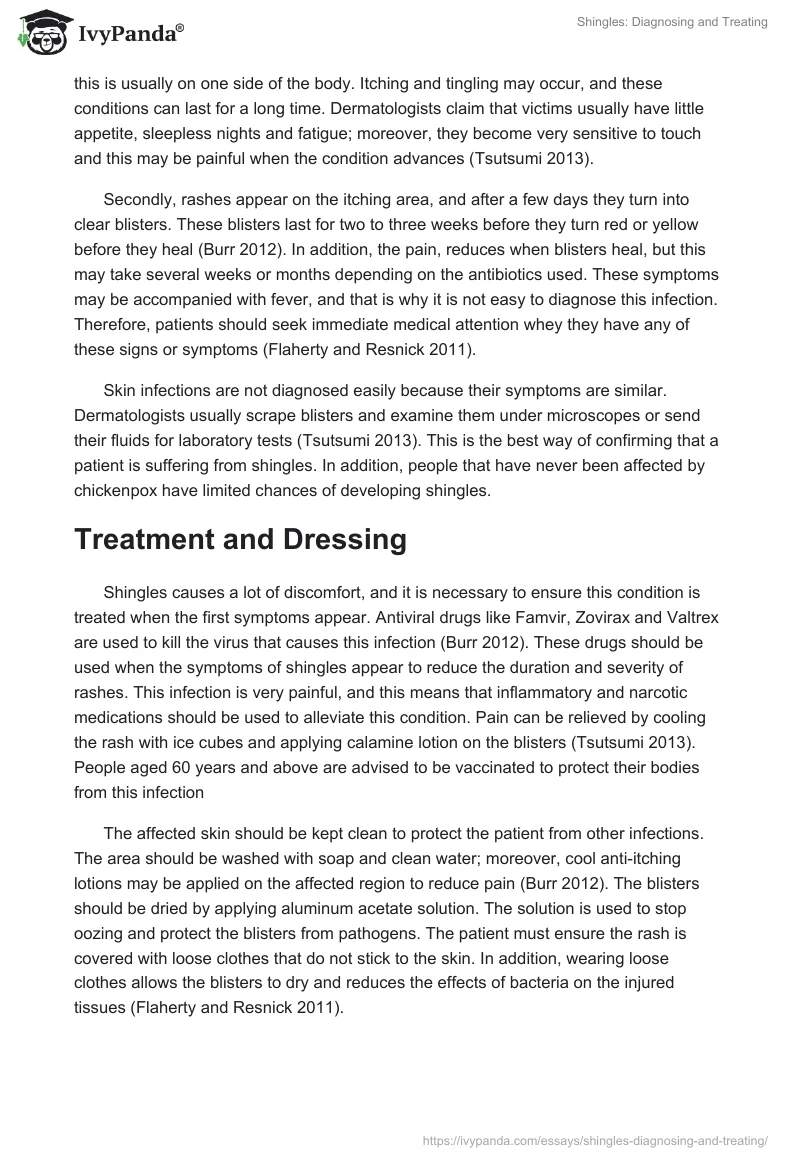 Shingles: Diagnosing and Treating. Page 2