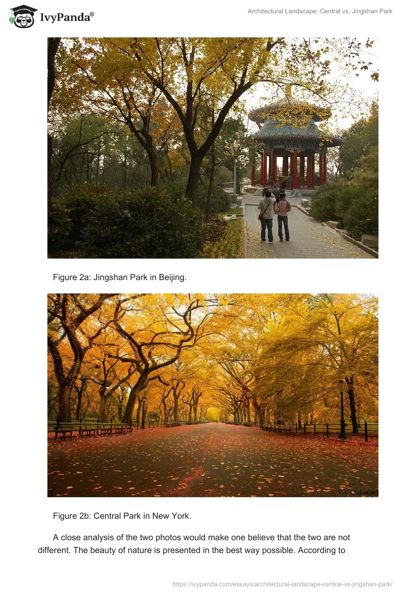 Architectural Landscape: Central vs. Jingshan Park. Page 3