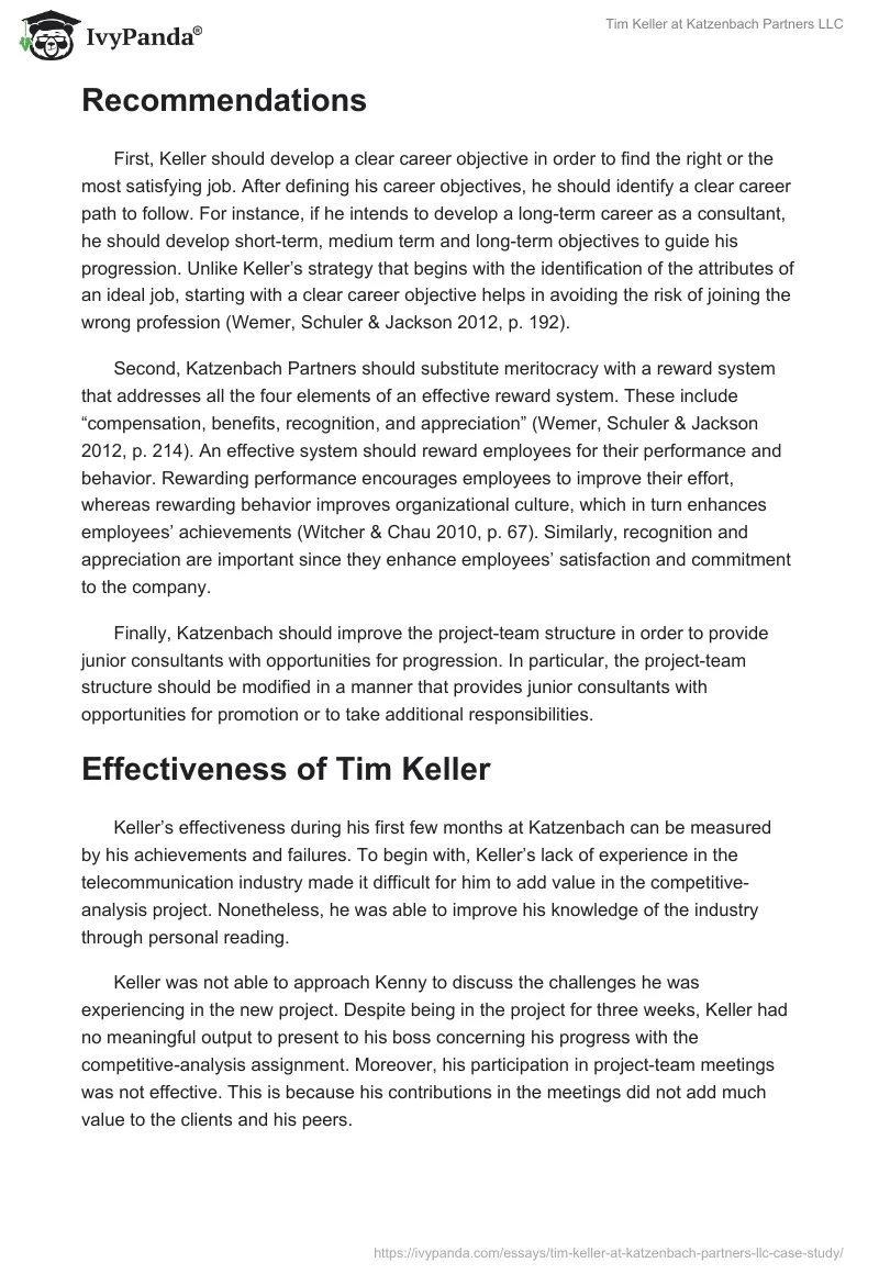 Tim Keller at Katzenbach Partners LLC. Page 4