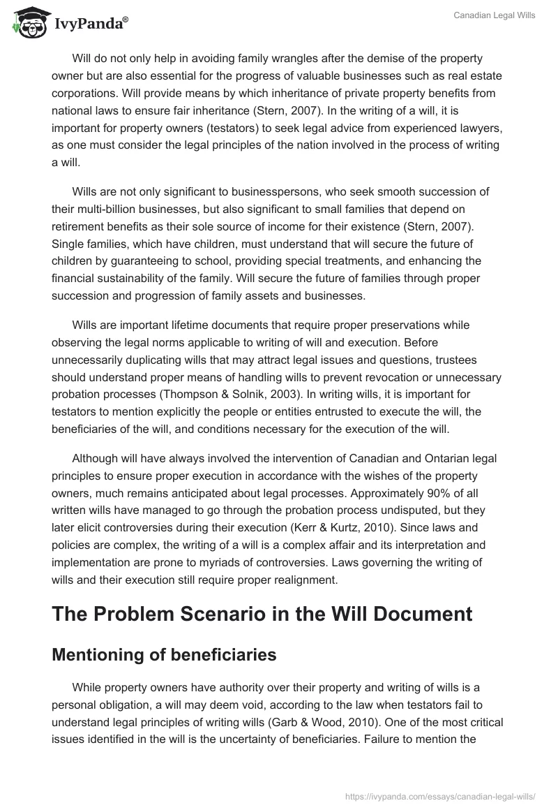 Canadian Legal Wills. Page 5