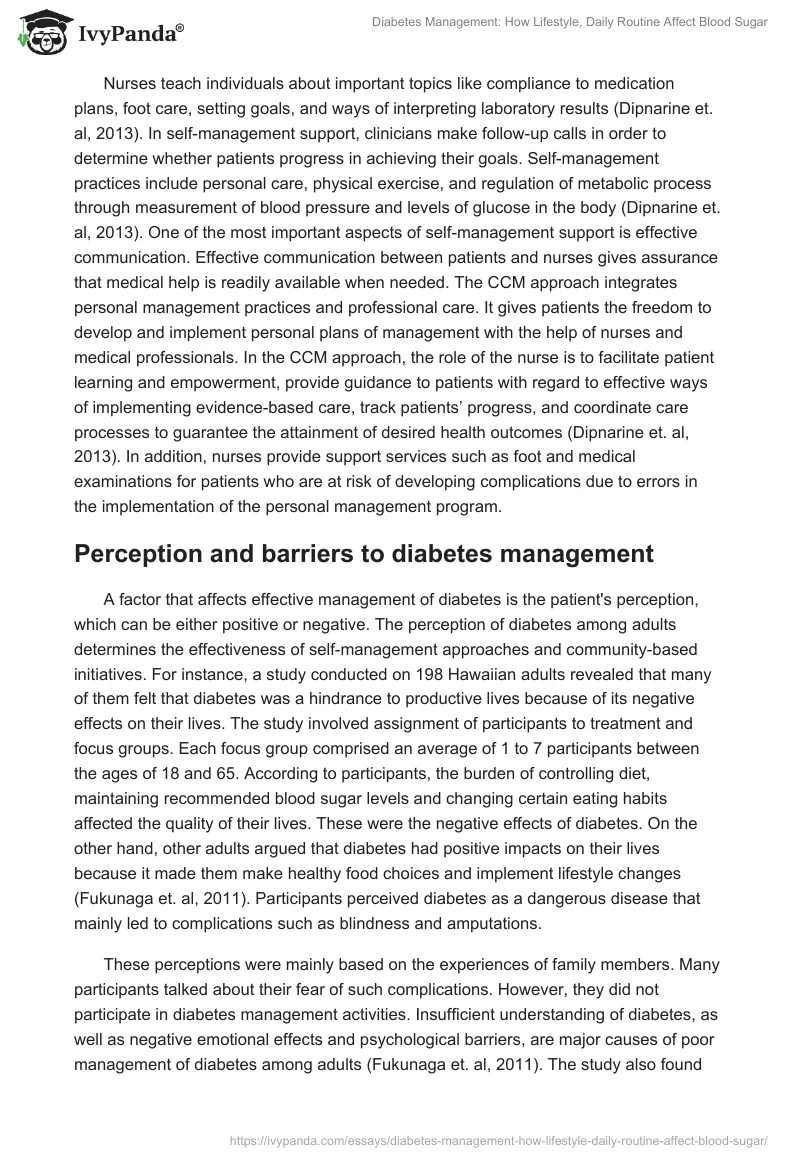 Diabetes Management: How Lifestyle, Daily Routine Affect Blood Sugar. Page 4