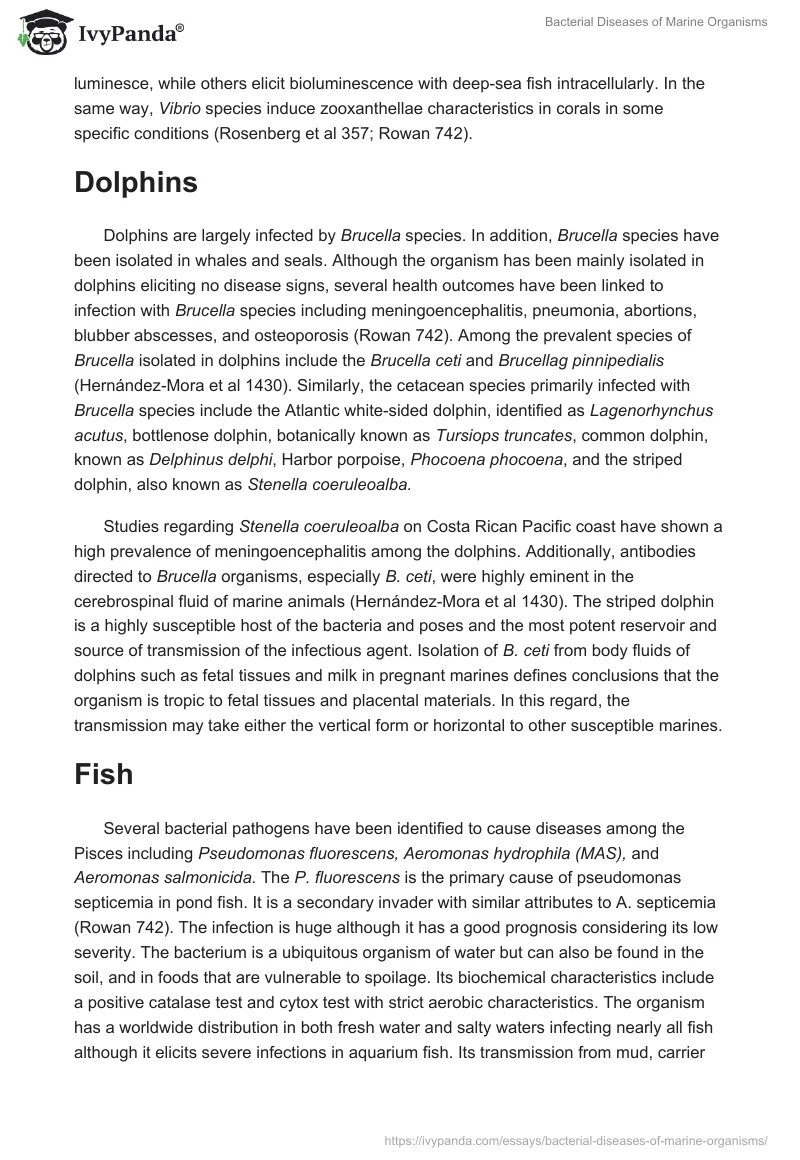Bacterial Diseases of Marine Organisms. Page 2