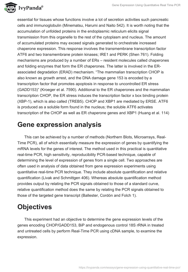 Gene Expression Using Quantitative Real Time PCR. Page 2