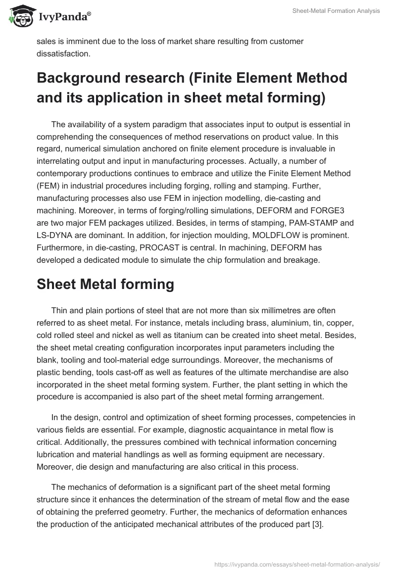 Sheet-Metal Formation Analysis. Page 2