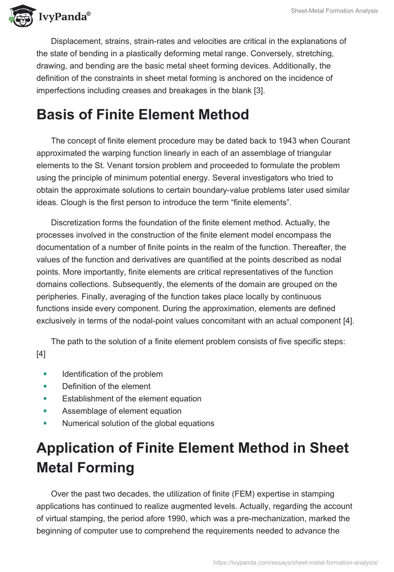 Sheet-Metal Formation Analysis. Page 3