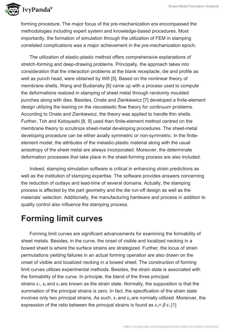 Sheet-Metal Formation Analysis. Page 4