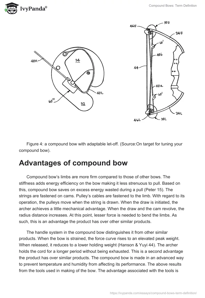 Compound Bows: Term Definition. Page 5