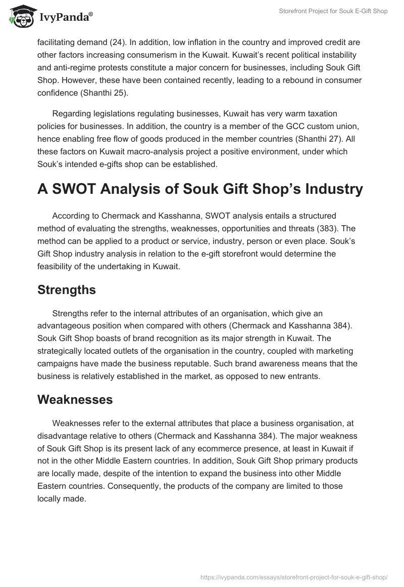 Storefront Project for Souk E-Gift Shop. Page 5