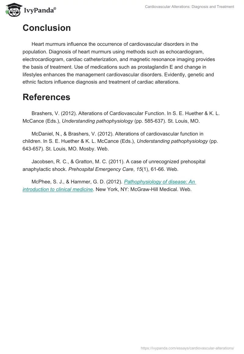 Cardiovascular Alterations: Diagnosis and Treatment. Page 3
