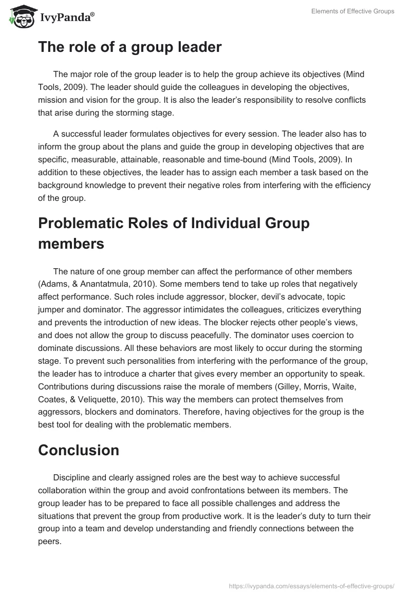 Elements of Effective Groups. Page 2