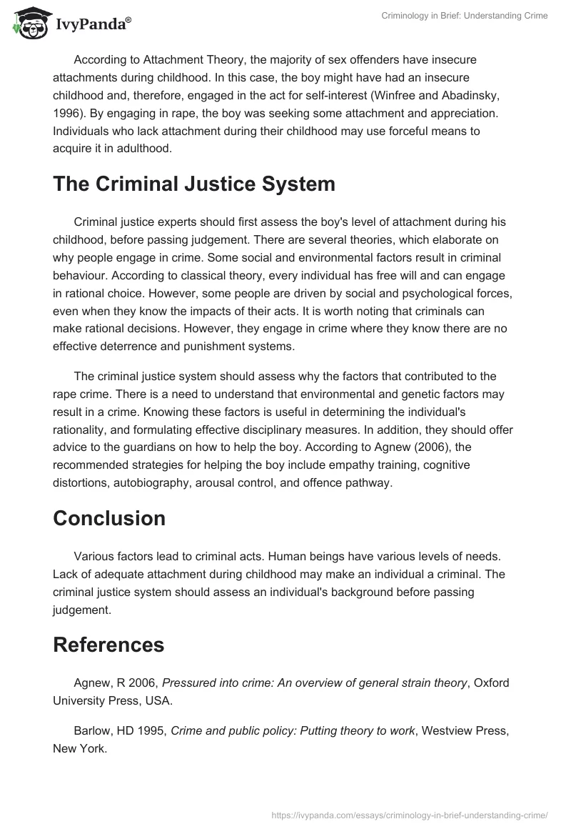 Criminology in Brief: Understanding Crime. Page 2