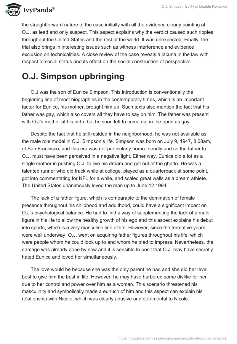 O.J. Simpson Guilty of Double Homicide. Page 2