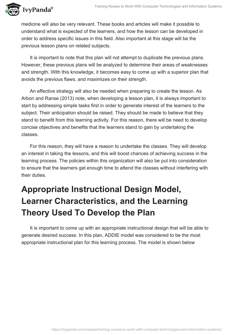 Training Nurses to Work With Computer Technologies and Information Systems. Page 3