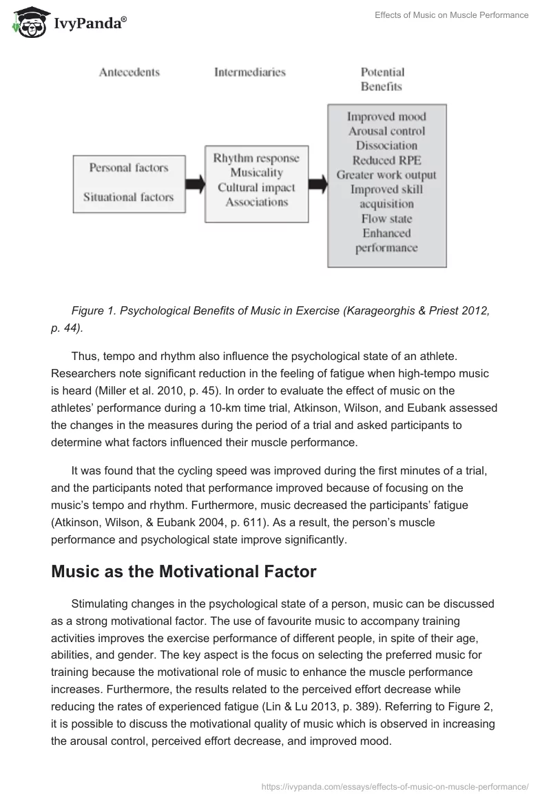 Effects of Music on Muscle Performance. Page 3