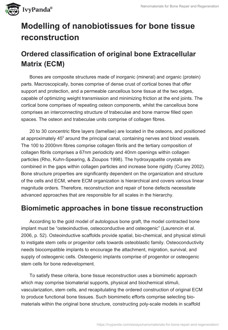 Nanomaterials for Bone Repair and Regeneration. Page 3