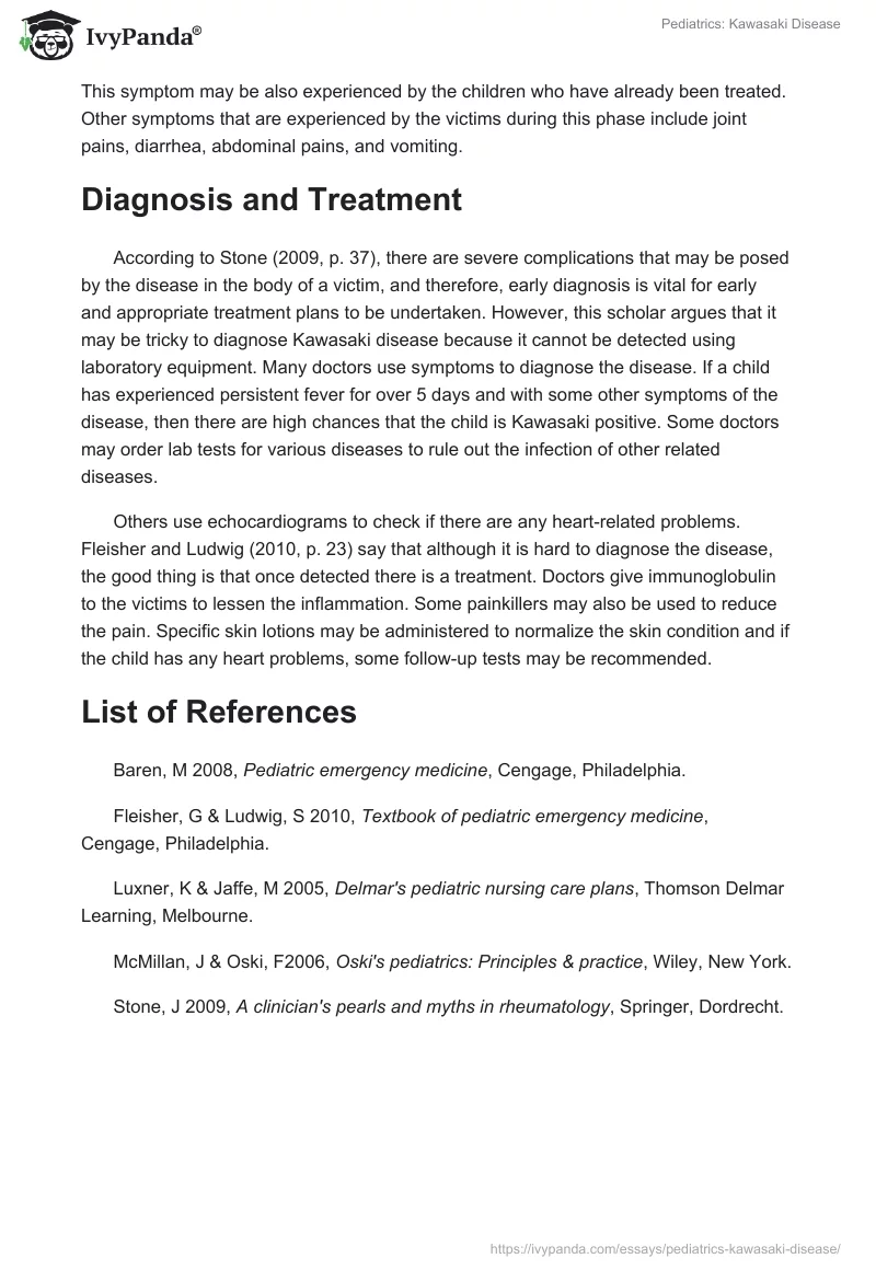 Pediatrics: Kawasaki Disease. Page 2