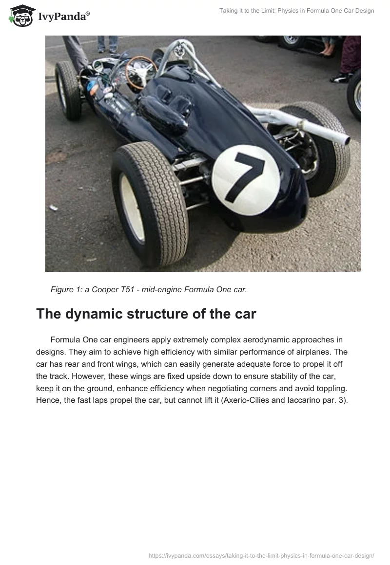 Taking It to the Limit: Physics in Formula One Car Design. Page 2