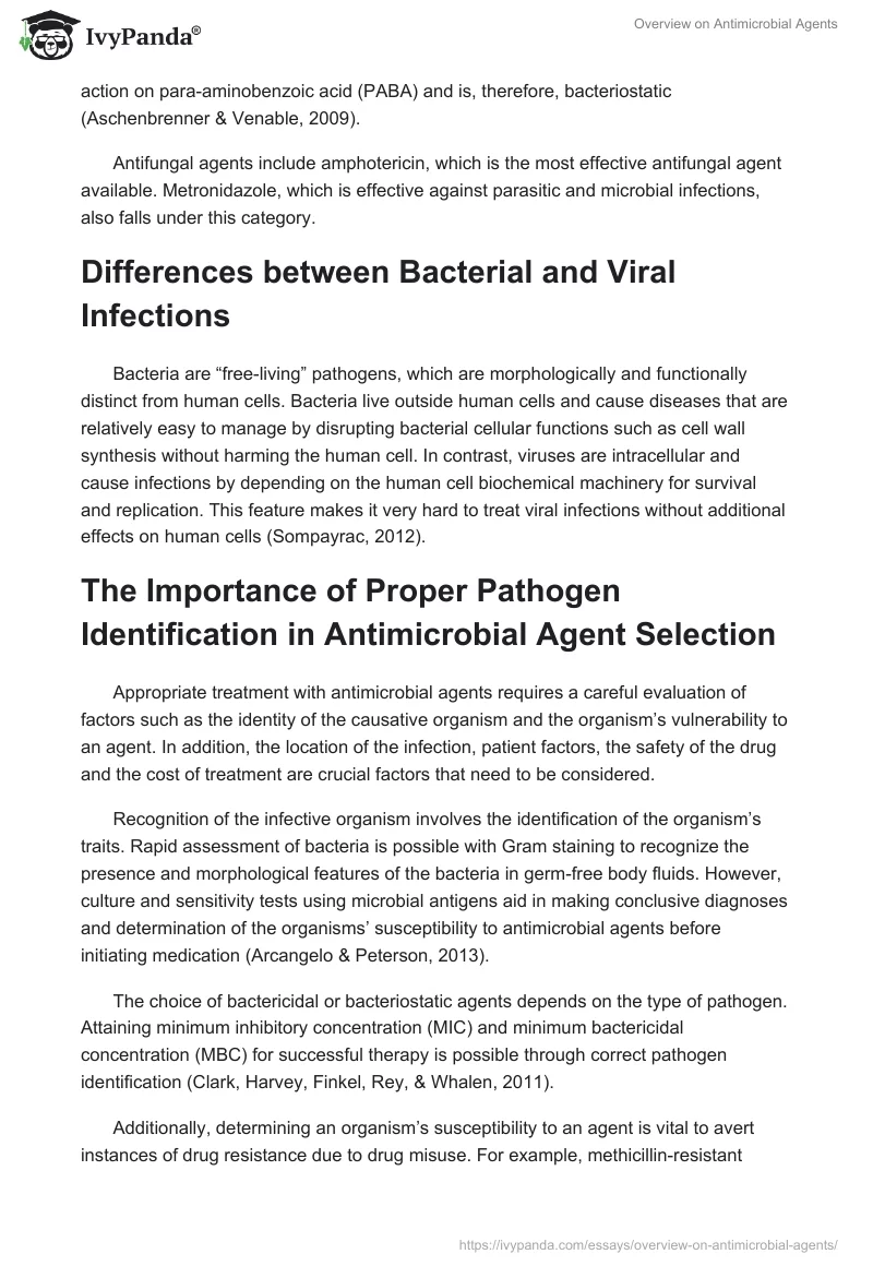 Overview on Antimicrobial Agents. Page 2