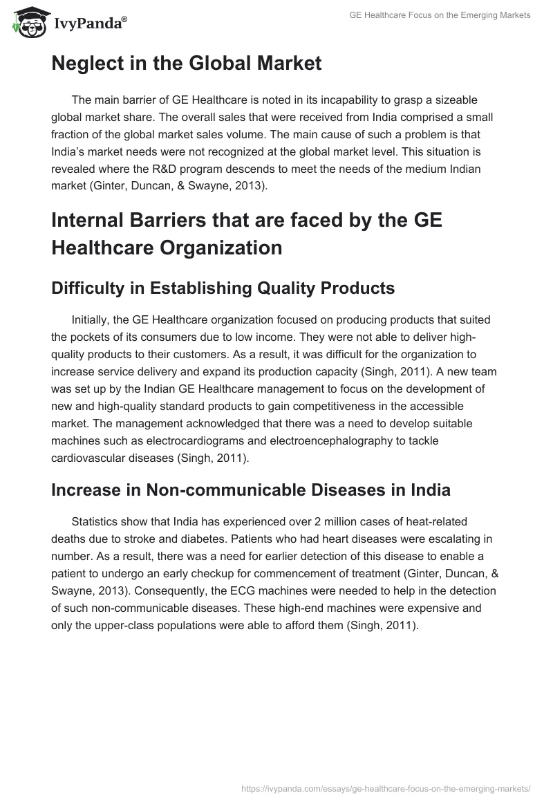 GE Healthcare Focus on the Emerging Markets. Page 2