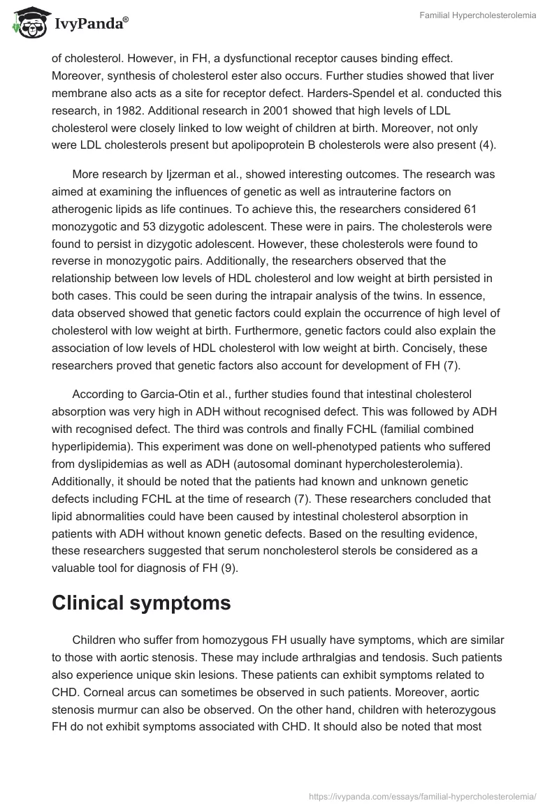 Familial Hypercholesterolemia. Page 2