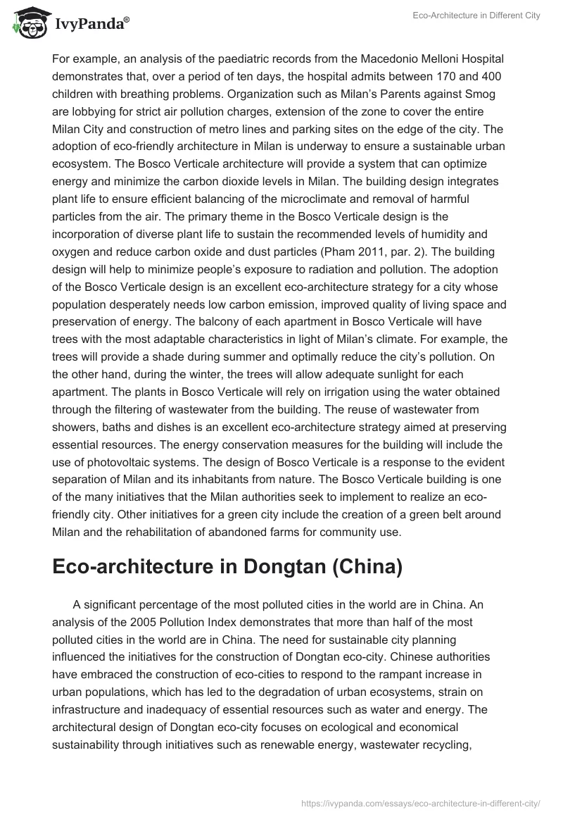 Eco-Architecture in Different City. Page 2