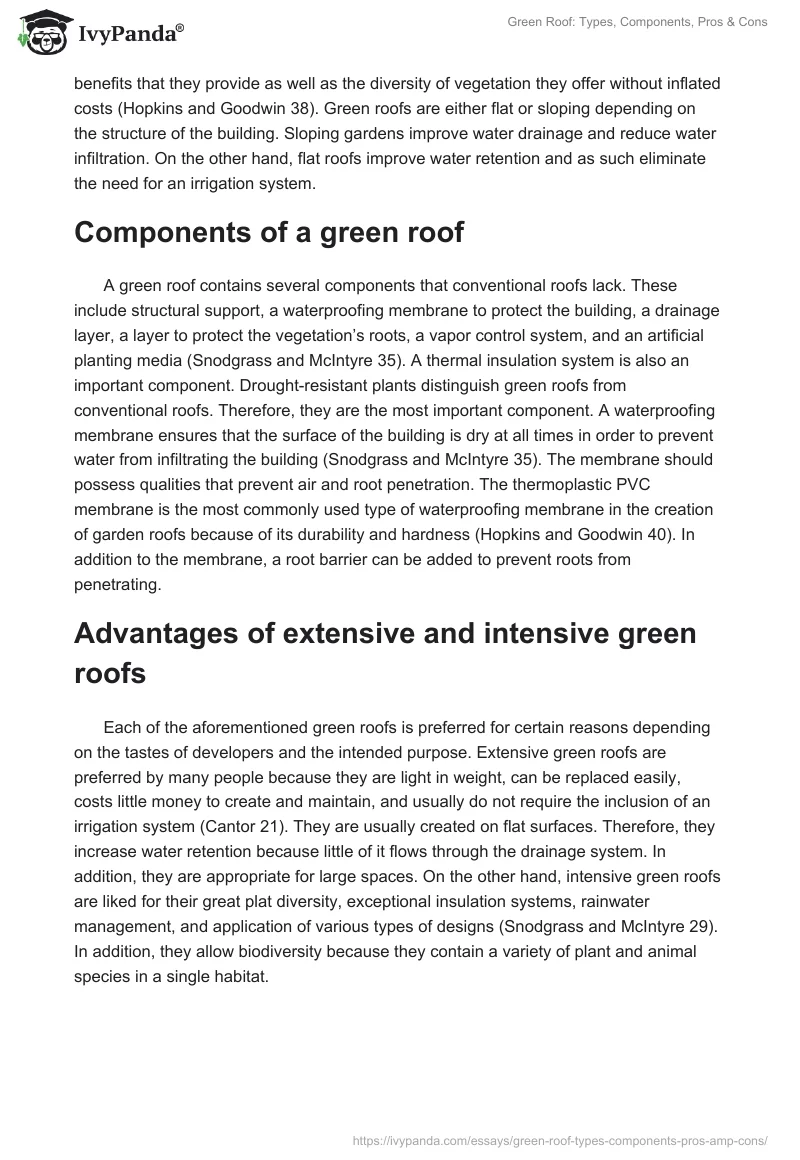 Green Roof: Types, Components, Pros & Cons. Page 2