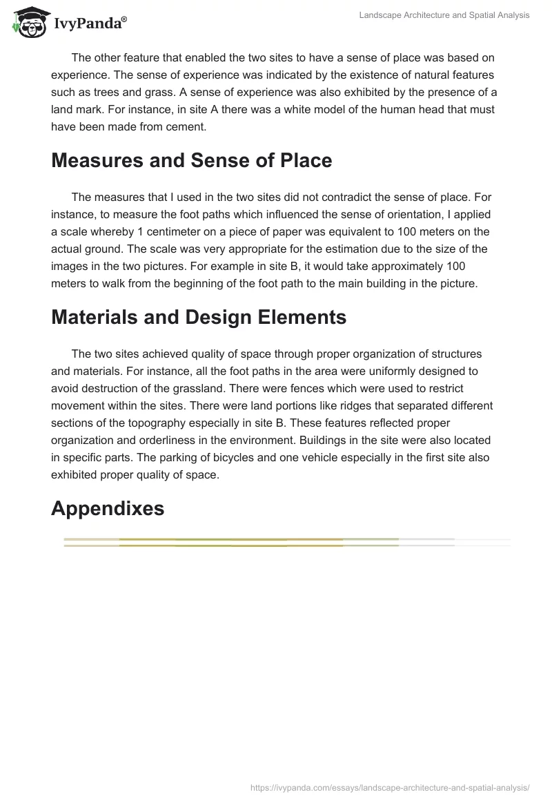 Landscape Architecture and Spatial Analysis. Page 3