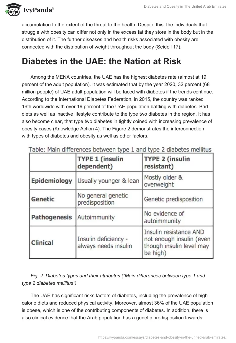 Diabetes and Obesity in the United Arab Emirates. Page 3