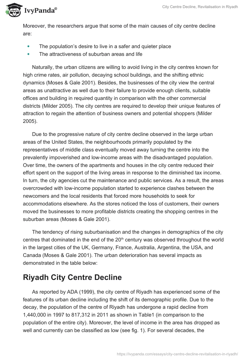 City Centre Decline, Revitalisation in Riyadh. Page 2