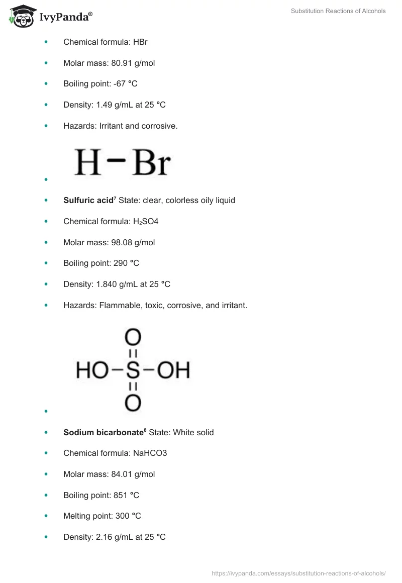 Substitution Reactions of Alcohols. Page 3