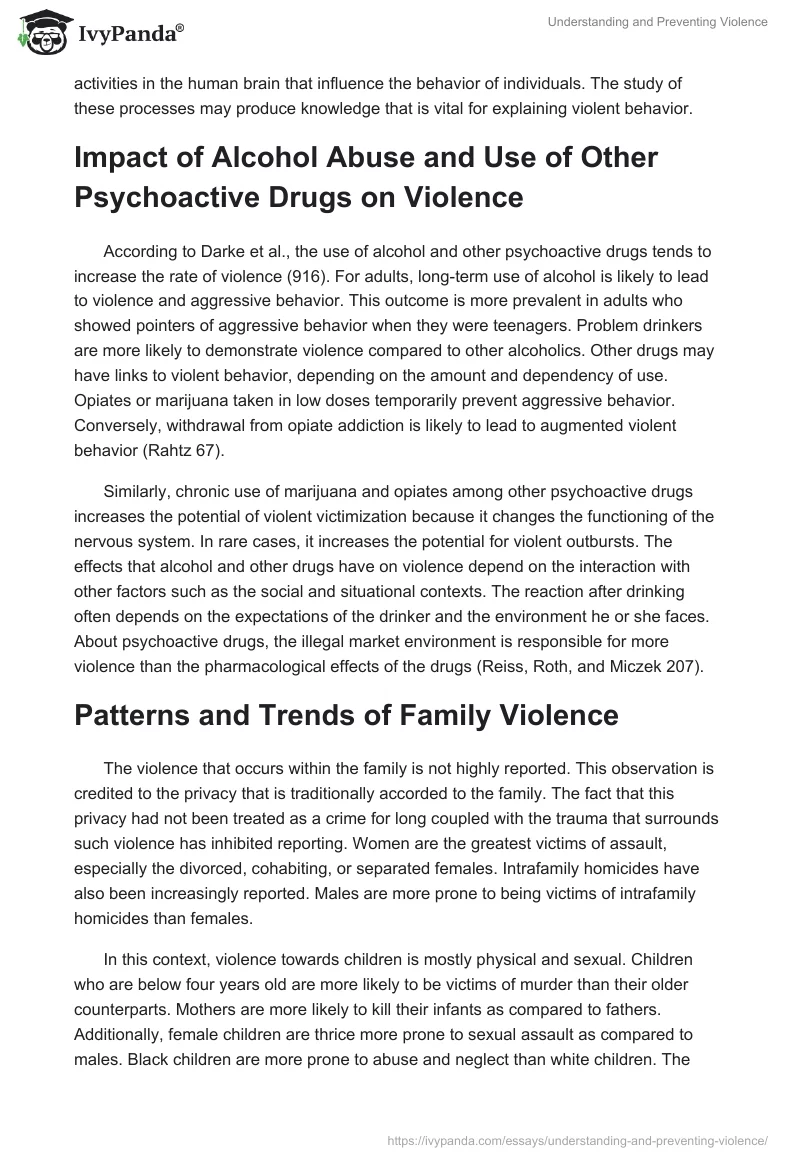 Understanding and Preventing Violence. Page 4